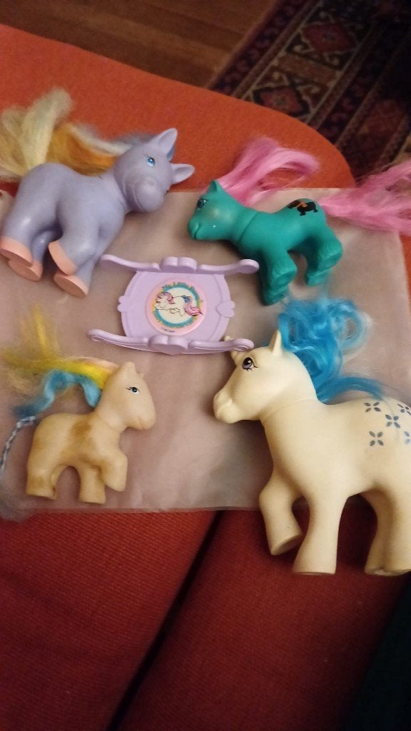 My Little Pony  setje met  Majesteit de witte eenhoorn, Ophalen of Verzenden, Gebruikt