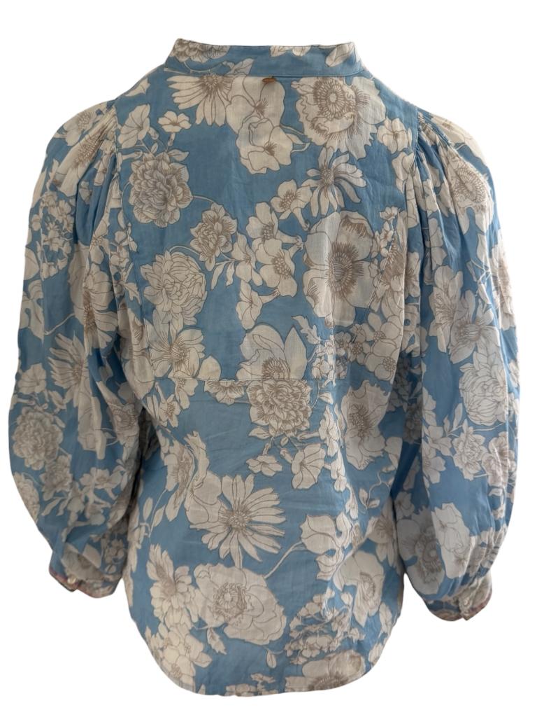 Antik Batik blouse M, Kleding | Dames, Maat 38/40 (M), Zo goed als nieuw, Verzenden, Blauw