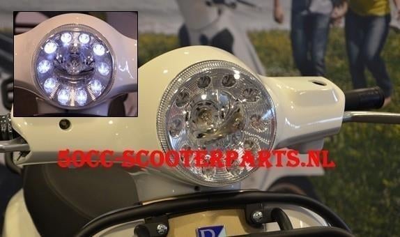 Koplamp Led Met Dagverlichting Vespa Lx Dmp 41579, Ophalen of Verzenden
