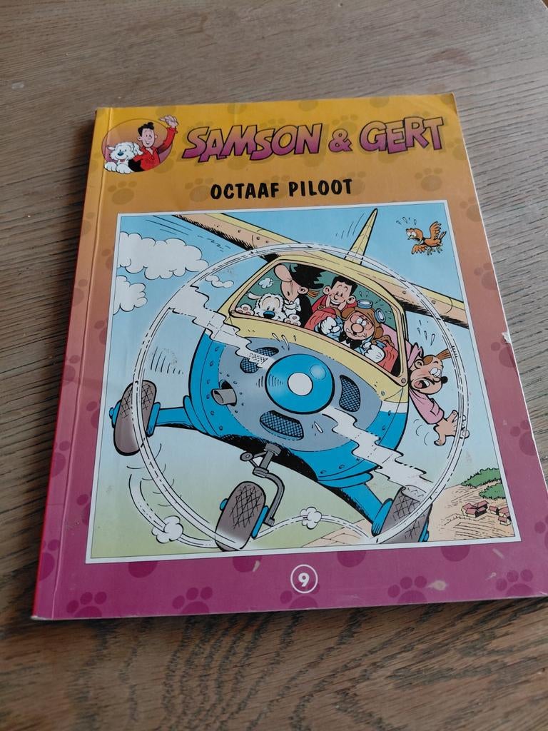 Samson en Gert deel 9 Octaaf piloot stripboek., Gelezen, Eén stripboek, Ophalen of Verzenden, H. Bourlon