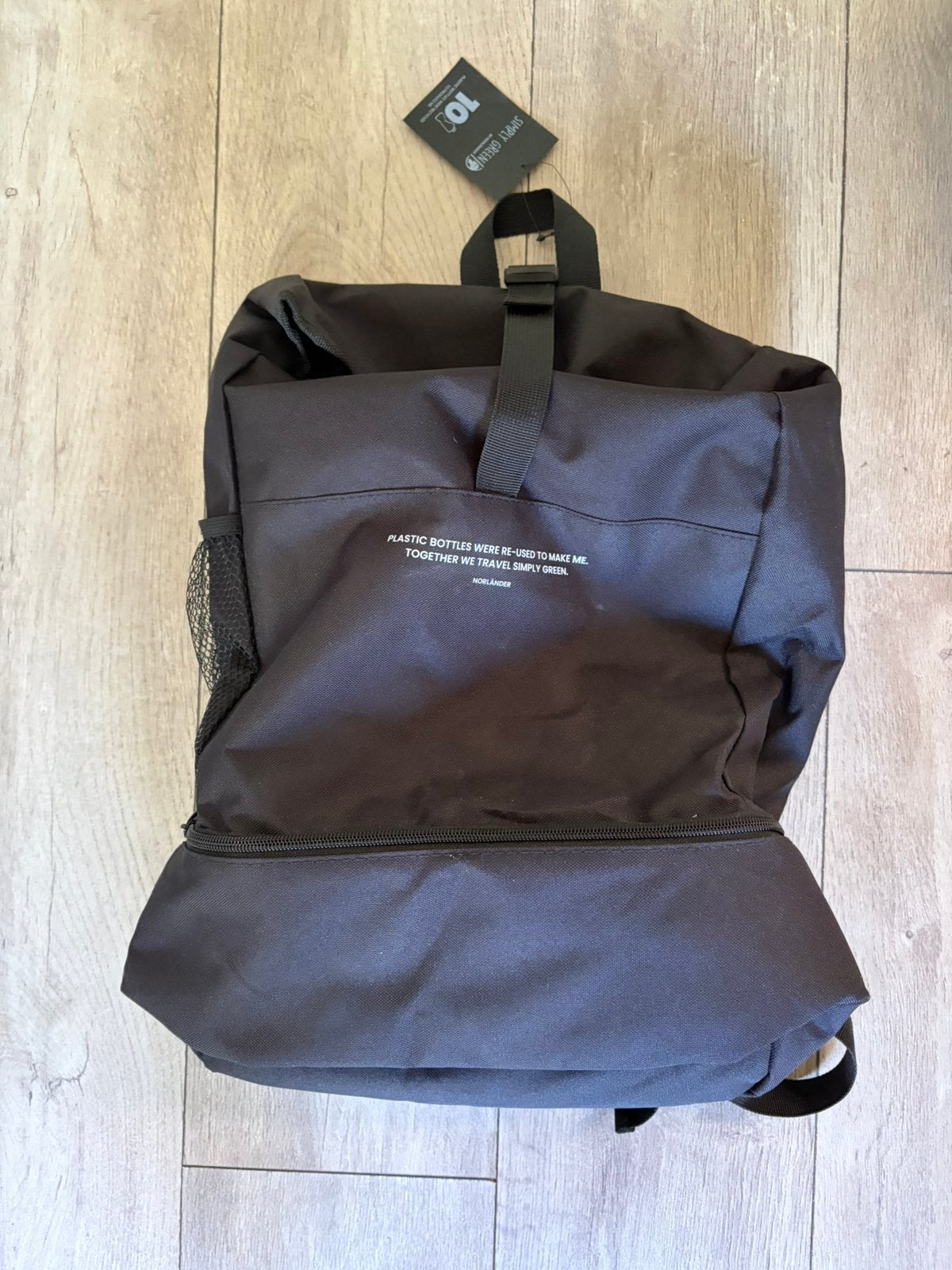 Nieuwe Simply Green Cool Backpack, 30 cm of meer, Zwart, Nieuw, Ophalen of Verzenden