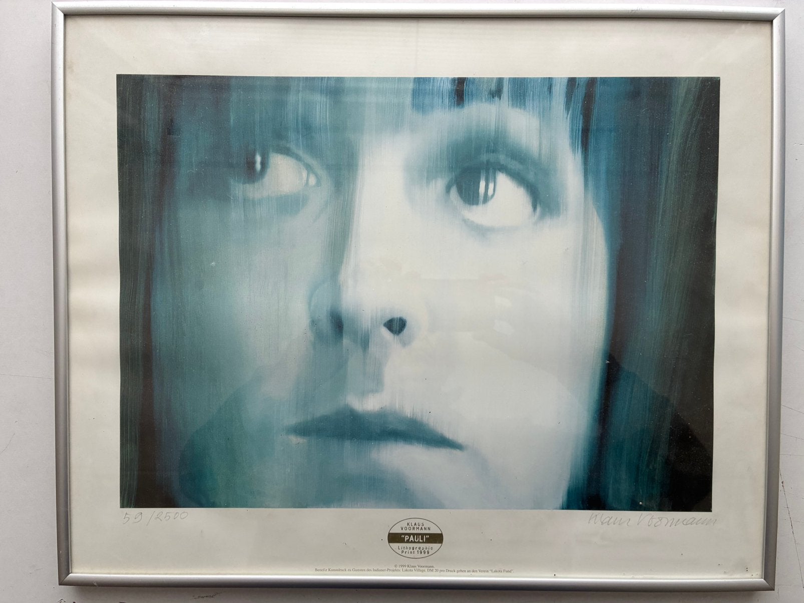 Paul McCartney, handgesigneerde litho van KlausVoormann, Ophalen, Zo goed als nieuw, Poster, Artwork of Schilderij, Gesigneerd
