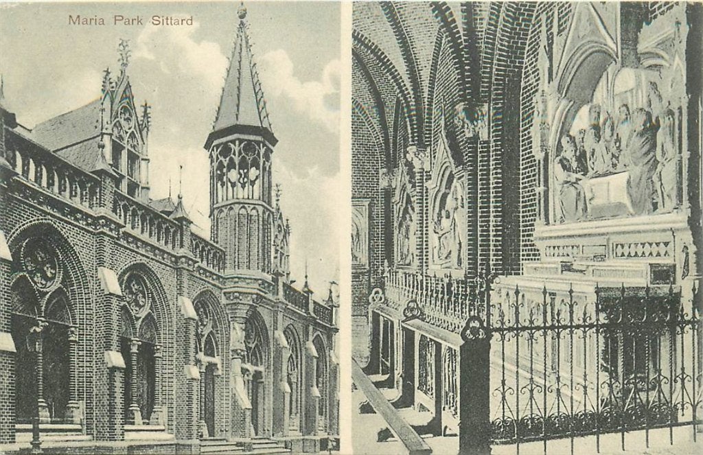702-029-009 Sittard Maria Park, Verzamelen, Ansichtkaarten | Nederland, Verzenden, Voor 1920, Limburg