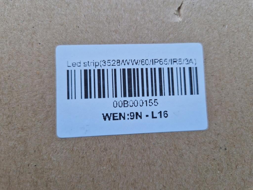 LEDstrip Waterdicht WW met 60 SMD3528 LEDs per meter - 05, Ophalen of Verzenden, Nieuw, LEDstrip