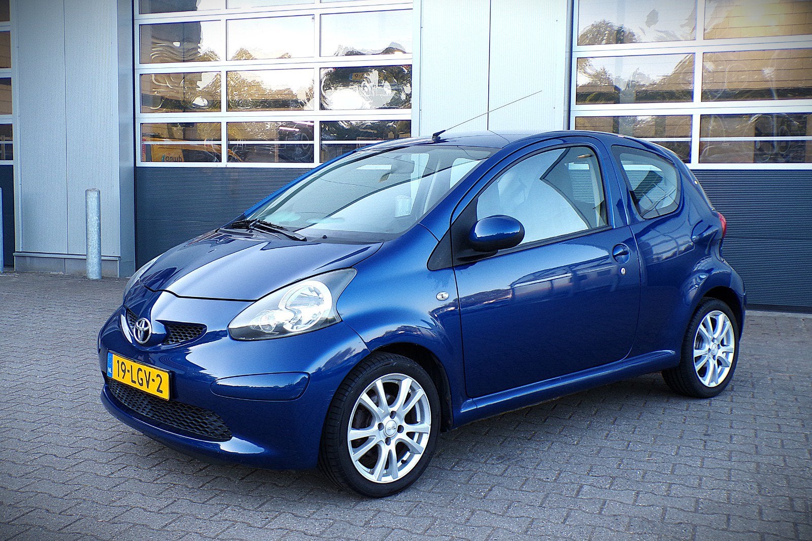 Toyota Aygo 1.0 12V Vvt-i 3DRS MMT 2008 Blauw, Auto's, Toyota, Voorwielaandrijving, Stof, 68 pk, Bedrijf