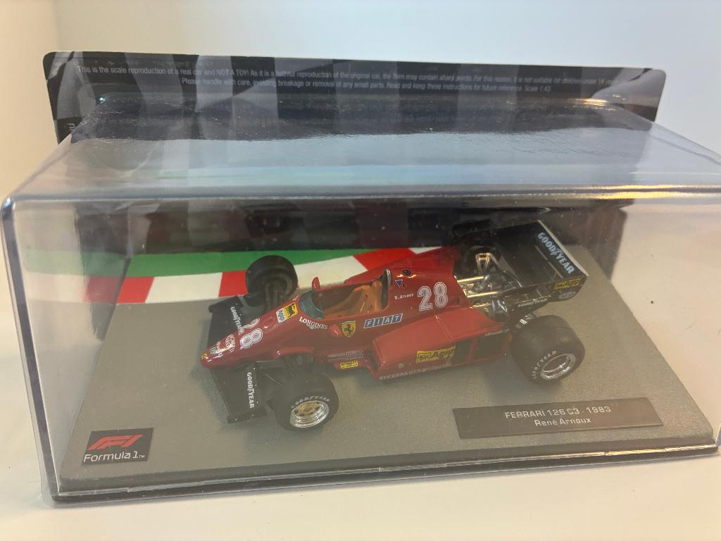 39737: Ferrari 126 C3 - Rene Arnoux - 1983 - Atlas 1:43, Auto, Nieuw, Ophalen of Verzenden, Bachsatztstr. 54 D 72131 Ofterdingen, Germany