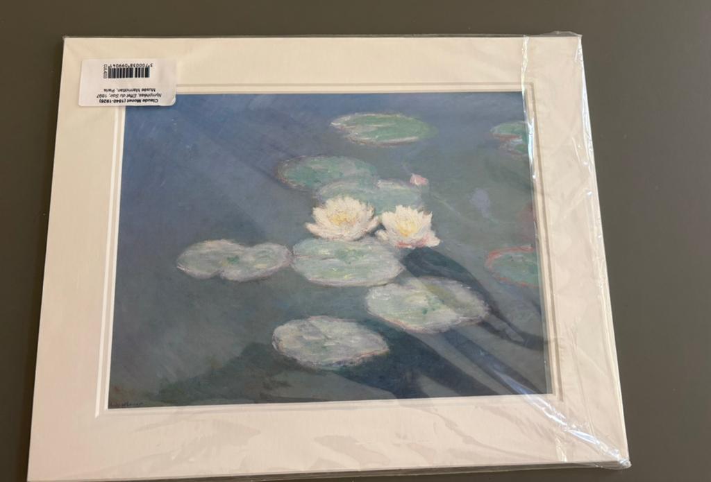 Monet waterlelies kunstprint, Antiek en Kunst, Ophalen of Verzenden
