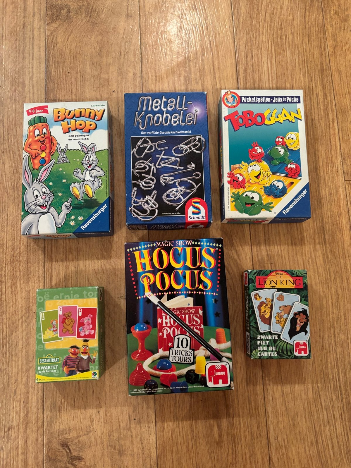 Diverse Spellenpakket: Kwintet, Hocus Pocus, Metall Knobelei, Ophalen of Verzenden, Gebruikt, Jongen of Meisje