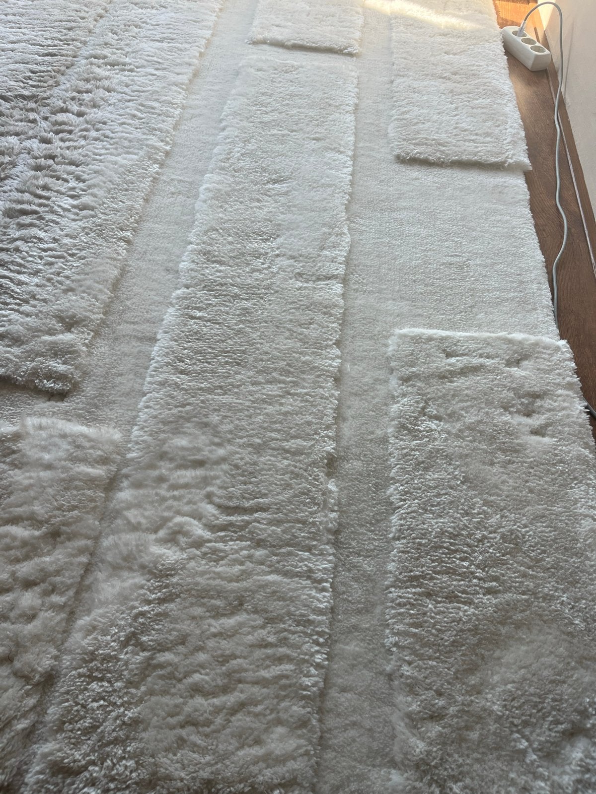 Karwei vloerkleed Tokyo Ting, Ophalen, Wit, 150 tot 200 cm, 200 cm of meer