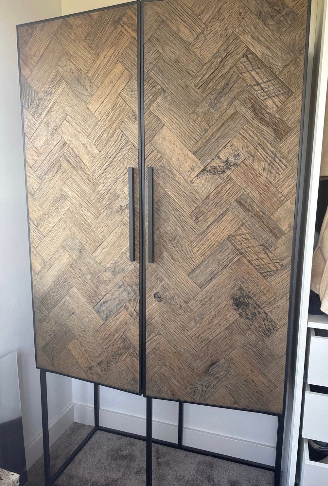 Richmond kast Herringbone, Ophalen, Gebruikt