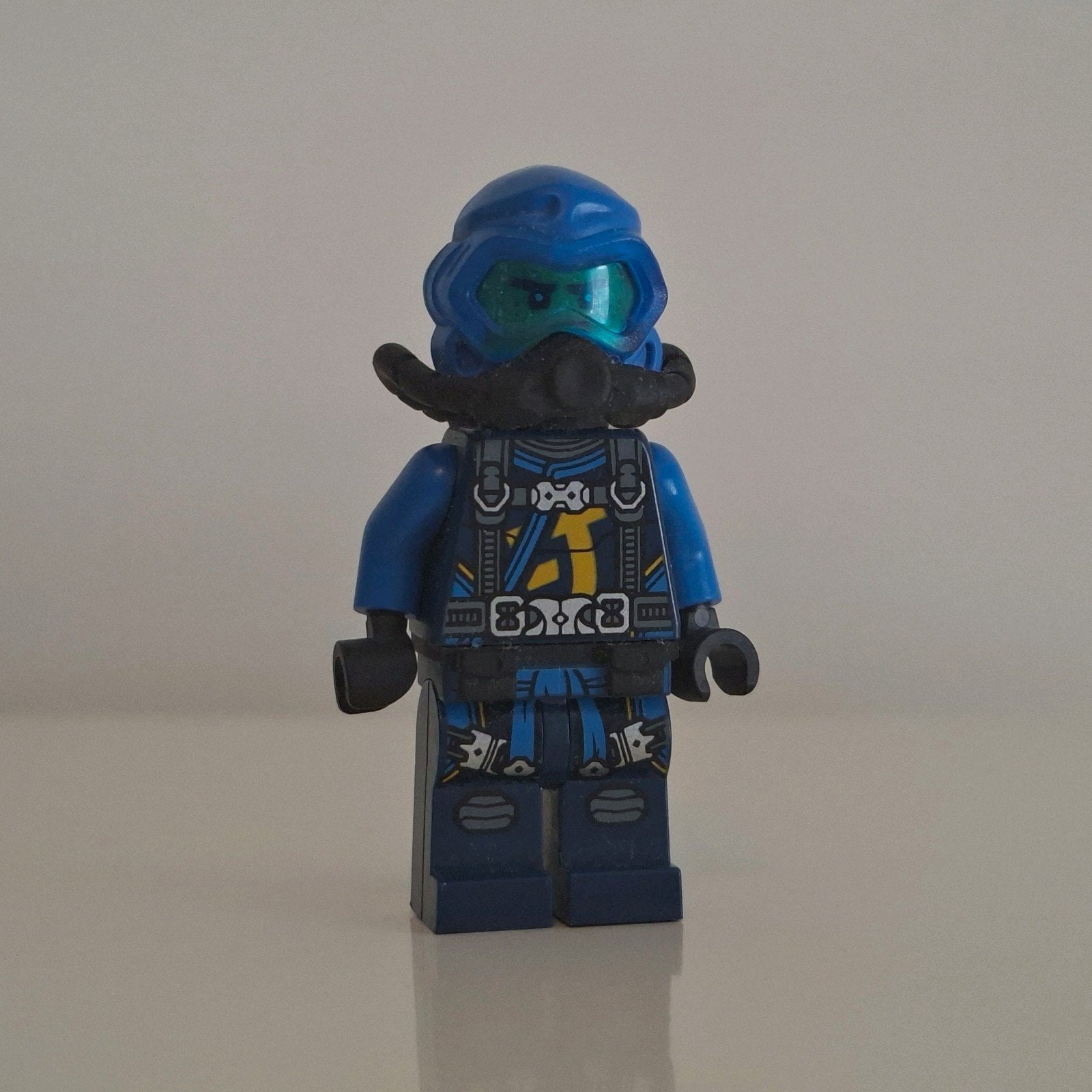 LEGO Ninjago minifiguur, njo0701 Jay - Seabound, Scuba Gear, Lego, Ophalen of Verzenden, Zo goed als nieuw, Minifiguur