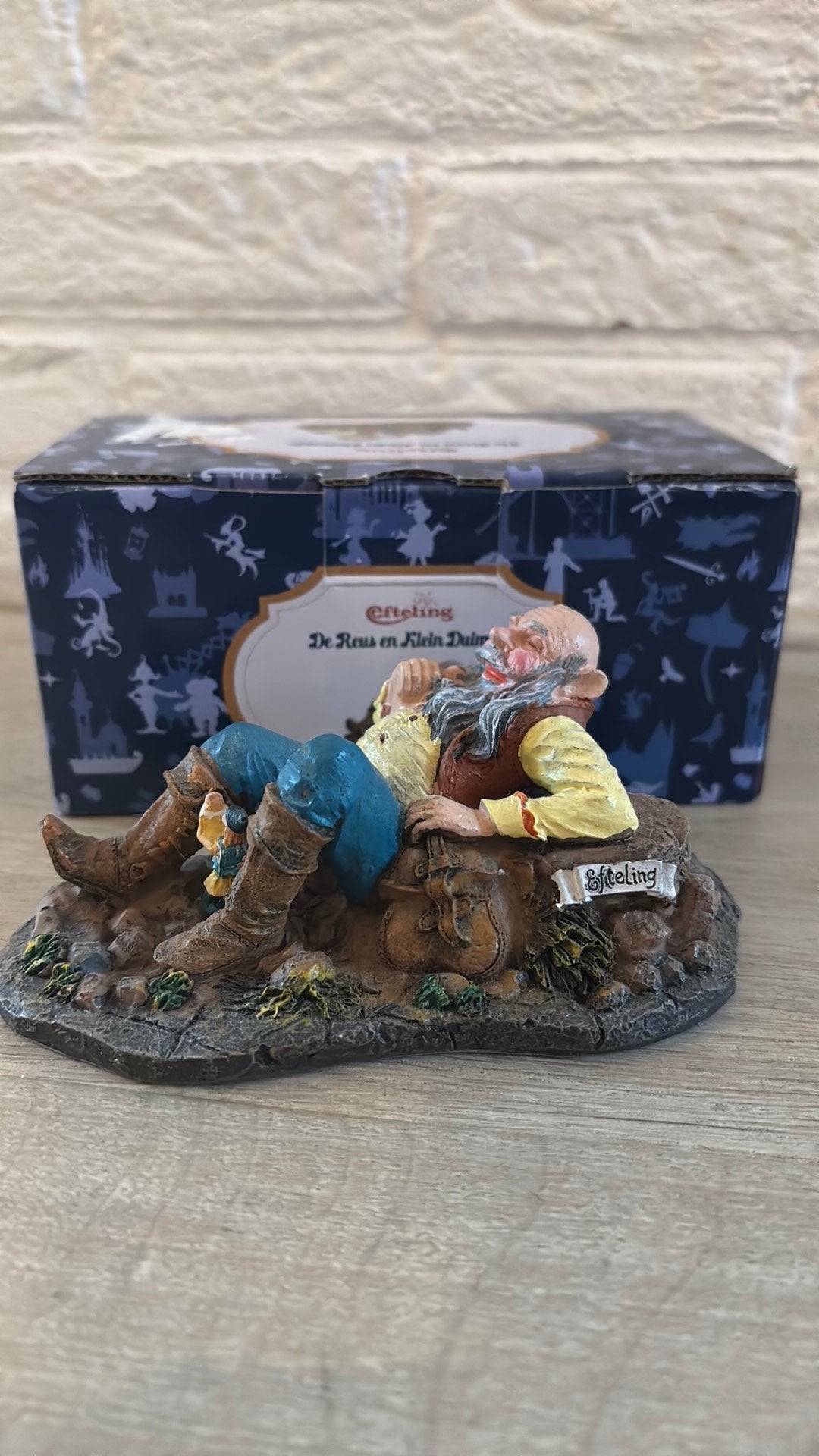De reus en Klein duimpje/Efteling luville, Verzamelen, Ophalen of Verzenden, Nieuw, Beeldje of Poppetje