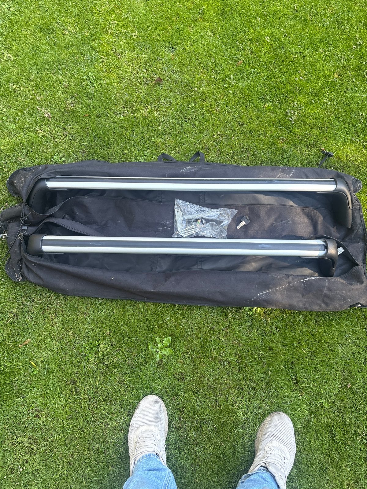 Dakdragers met opbergtas en sleutels, Ophalen of Verzenden, Gebruikt