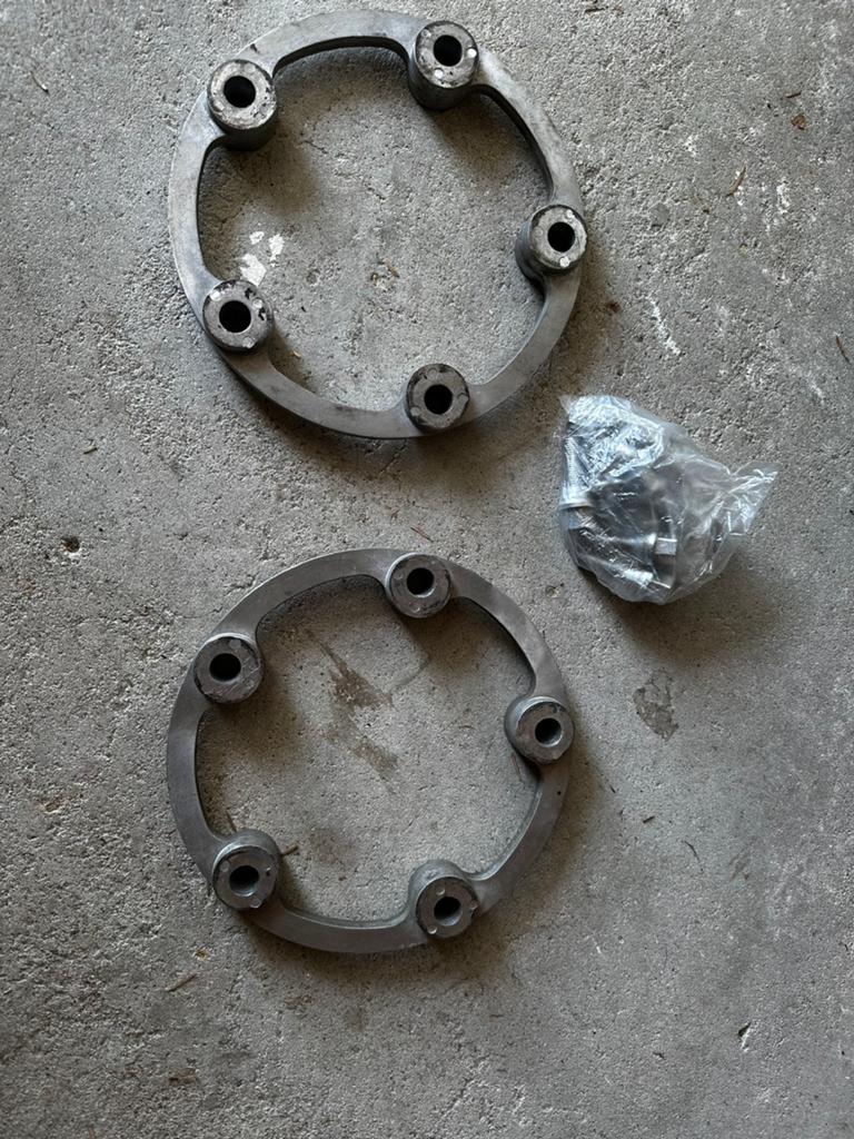 Spacers 5x205 2,5cm VW Kever Spijlbus T1 T2a Porsche 5 gaats, Ophalen, Gebruikt, Porsche