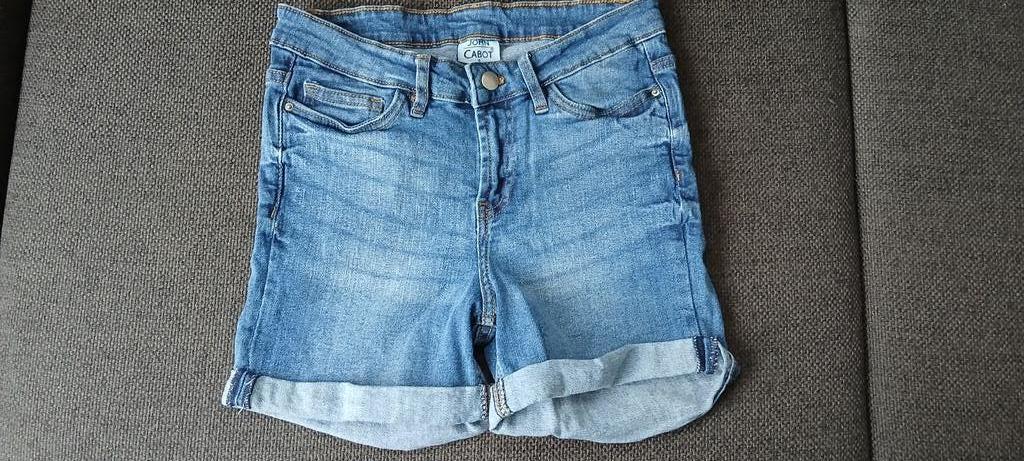 Korte spijkerbroek John Cabot maat S, Blauw, Ophalen of Verzenden, John Cabot, W28 - W29 (confectie 36)