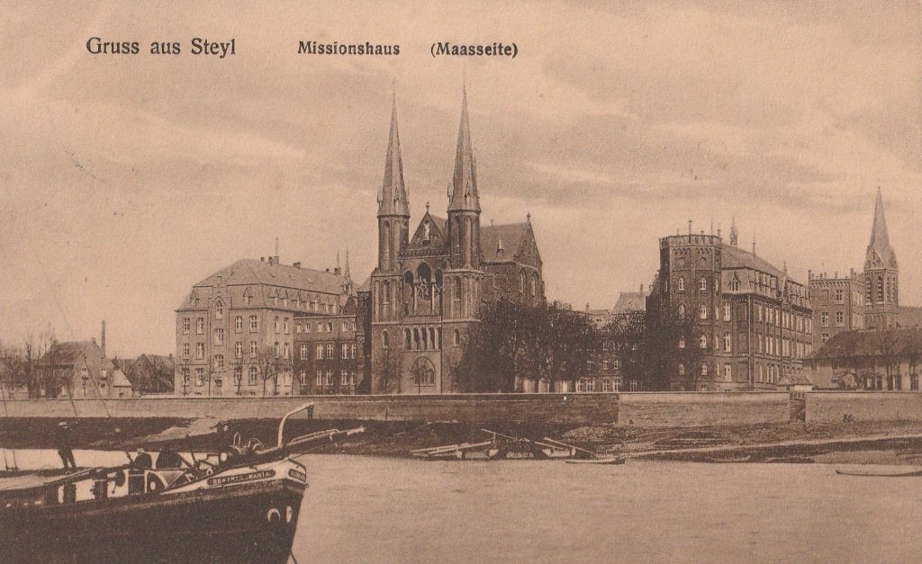 GRUSS aus STEYL MISSIONSHAUS 1912 stempel Dutsland 1624, Verzenden, Voor 1920, Gelopen, Limburg