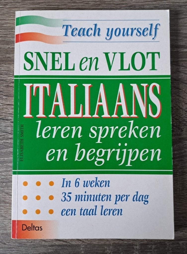 Snel en vlot Italiaans leren spreken en begrijpen, Ophalen of Verzenden, Alpha, Zo goed als nieuw, Overige niveaus