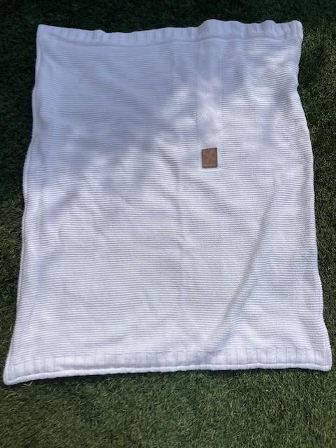 Kidsmill wiegdeken wit, Ophalen of Verzenden, Zo goed als nieuw, 85 tot 100 cm, Deken
