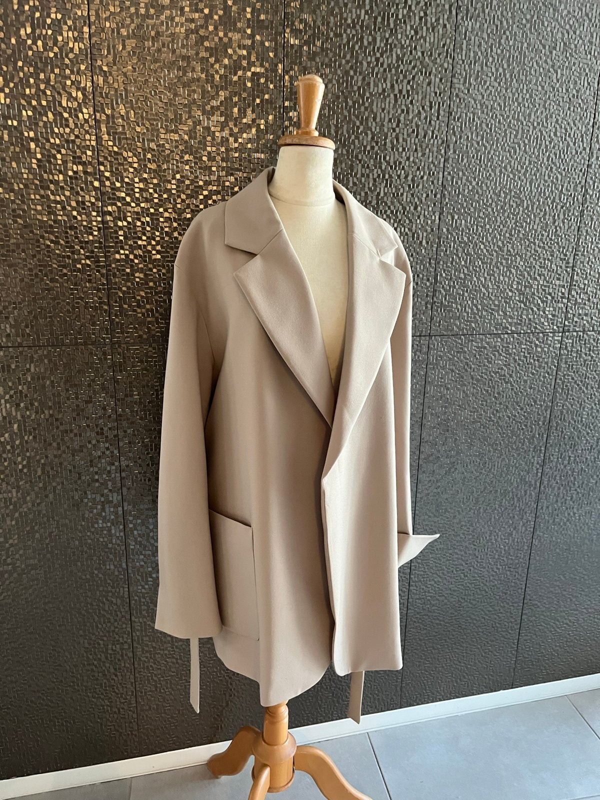 Schitterende jas colbert Weekend MaxMara 44, Verzenden, Beige, Maat 42/44 (L), Nieuw