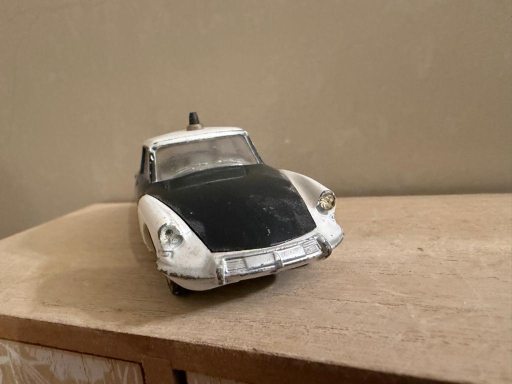 Dinky Toys France Citroën DS Police - Licht Bespeeld, Overige merken, Auto, Ophalen of Verzenden, Zo goed als nieuw