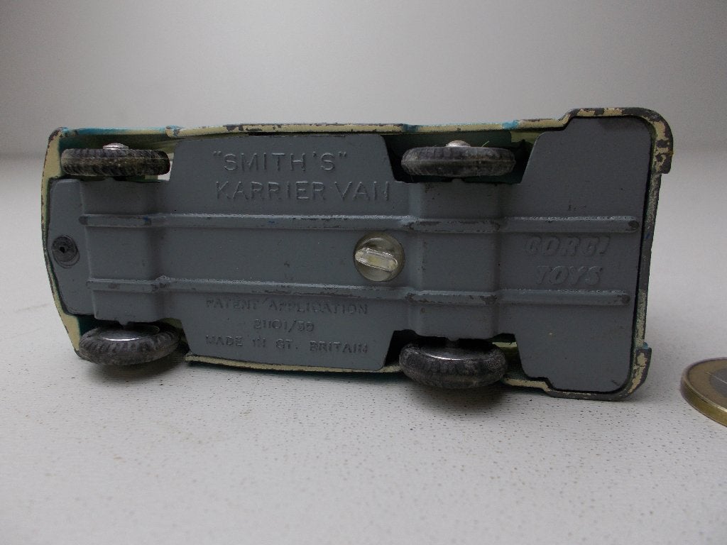 1963 Corgi Toys 428 SMITHS KARRIER. MR. SOFTY ICE CREAM (-A), Ophalen of Verzenden, Zo goed als nieuw, Bus of Vrachtwagen, Corgi