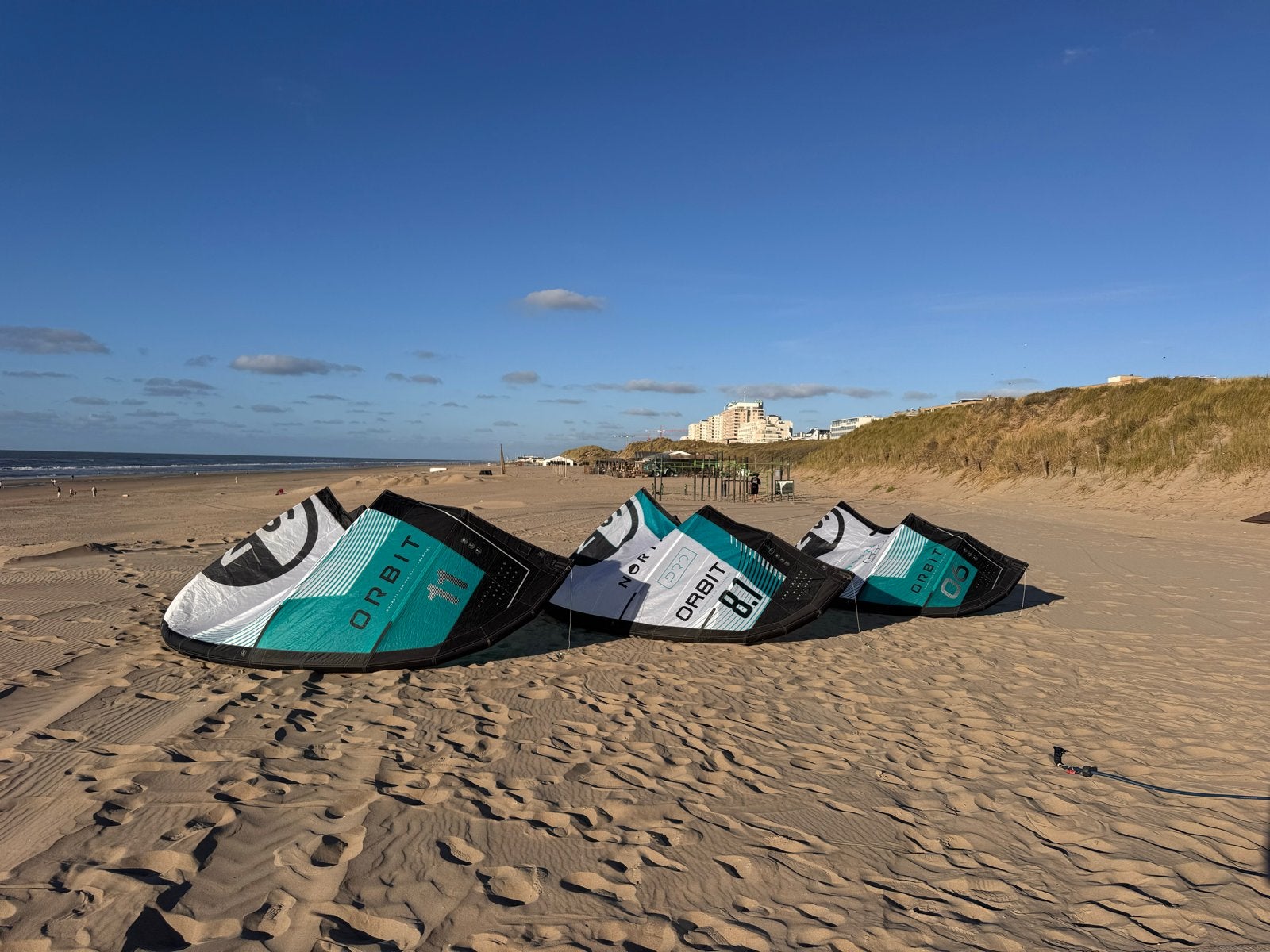 North Orbit Pro Kitesurf Kite 6m, 8.1m, 11m met  Bar, Watersport en Boten, Kitesurf-set, Geen board, Zo goed als nieuw, 11 m²