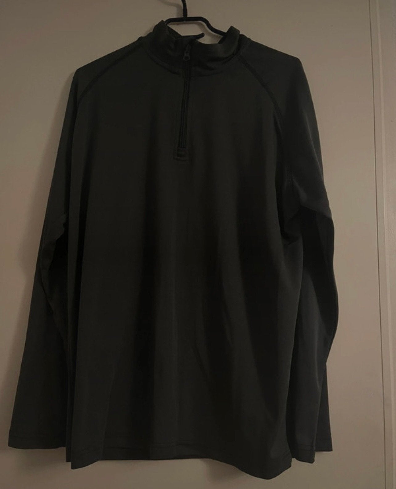 Donkergrijze sporttrui met rits, Verzenden, Gedragen, Maat 48/50 (M), Grijs