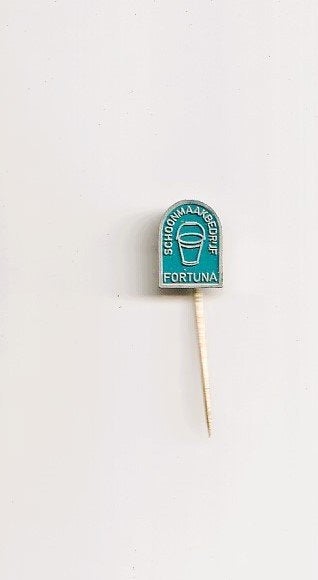 volmetaal speld schoonmaakbedrijf Fortuna, Den Bosch, Verzamelen, Speldjes, Pins en Buttons, Ophalen of Verzenden, Overige onderwerpen
