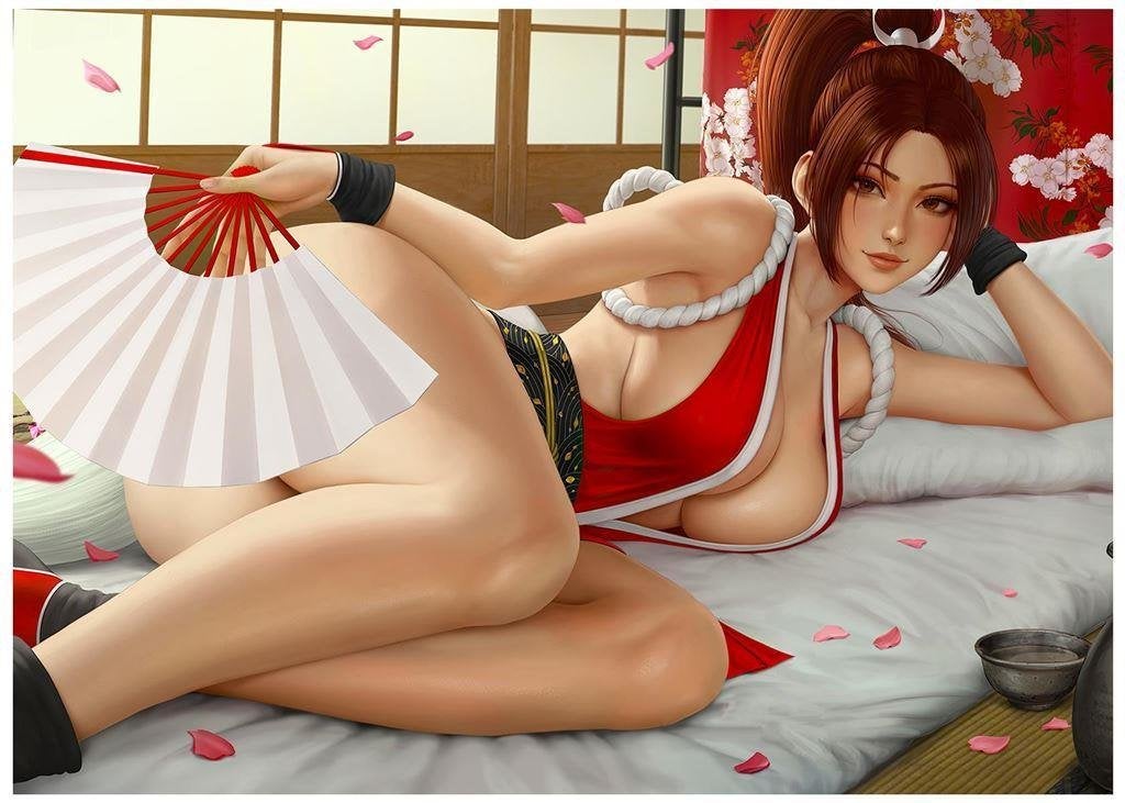 [50x70cm Poster] sexy waifu Mai Shiranui DOA Anime ., Verzenden, Kuifje, Nieuw, Beeldje of Figuurtje