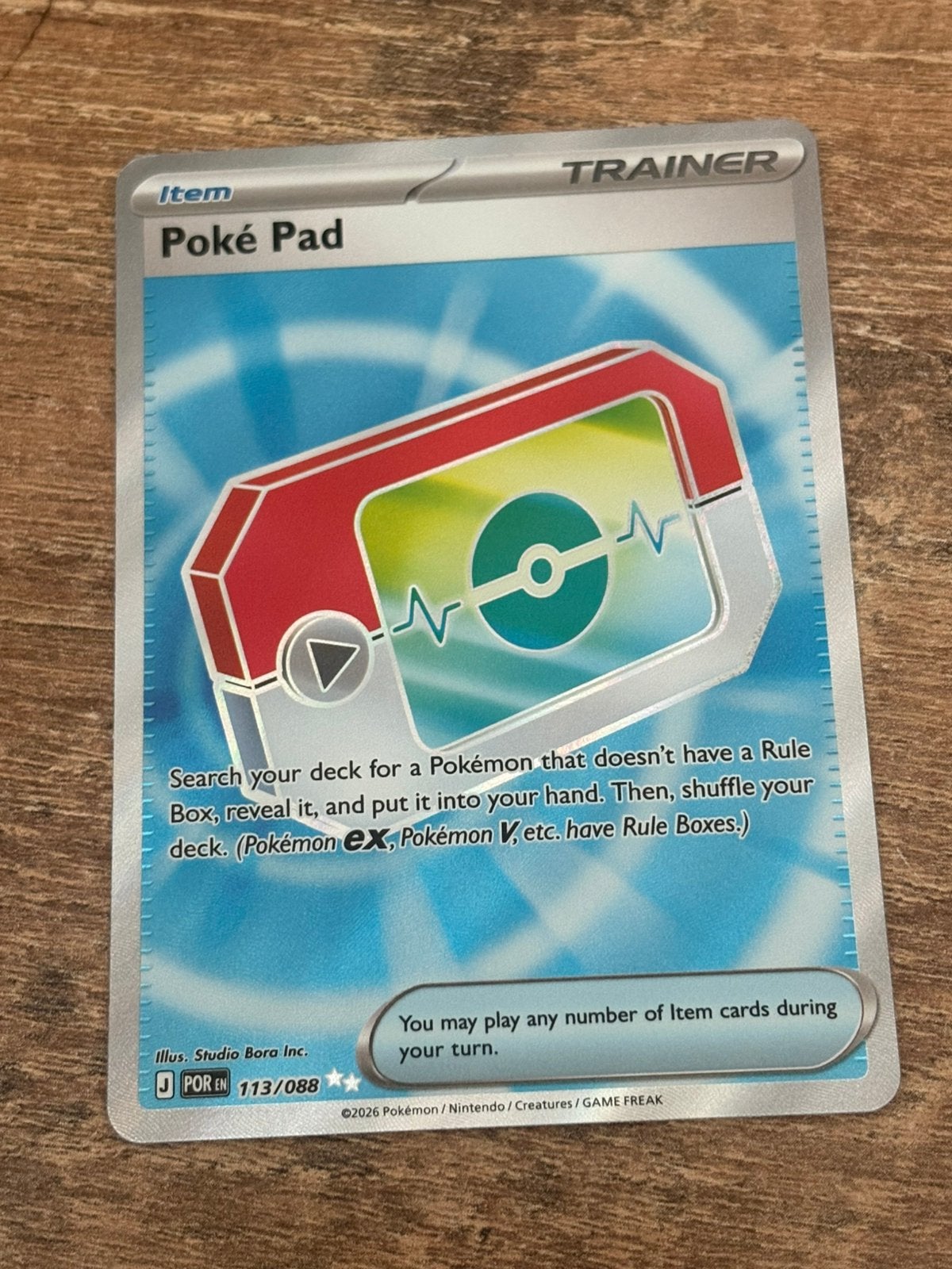 Poke pad 113/088 perfect order, Ophalen, Zo goed als nieuw