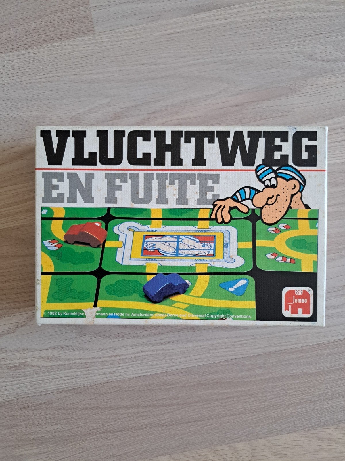 Vluchtweg en Fuite - Vintage Bordspel Jumbo (1962), Drie of vier spelers, Ophalen of Verzenden, Gebruikt, Jumbo