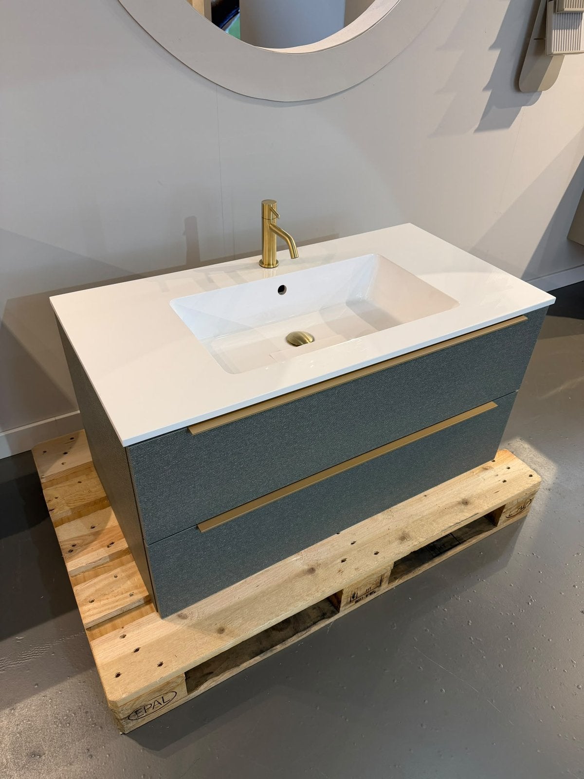 BADMEUBEL 100 CM THEBALUX SHOWROOM UITVERKOOP!, Ophalen, Overige typen, 50 tot 100 cm, Zo goed als nieuw