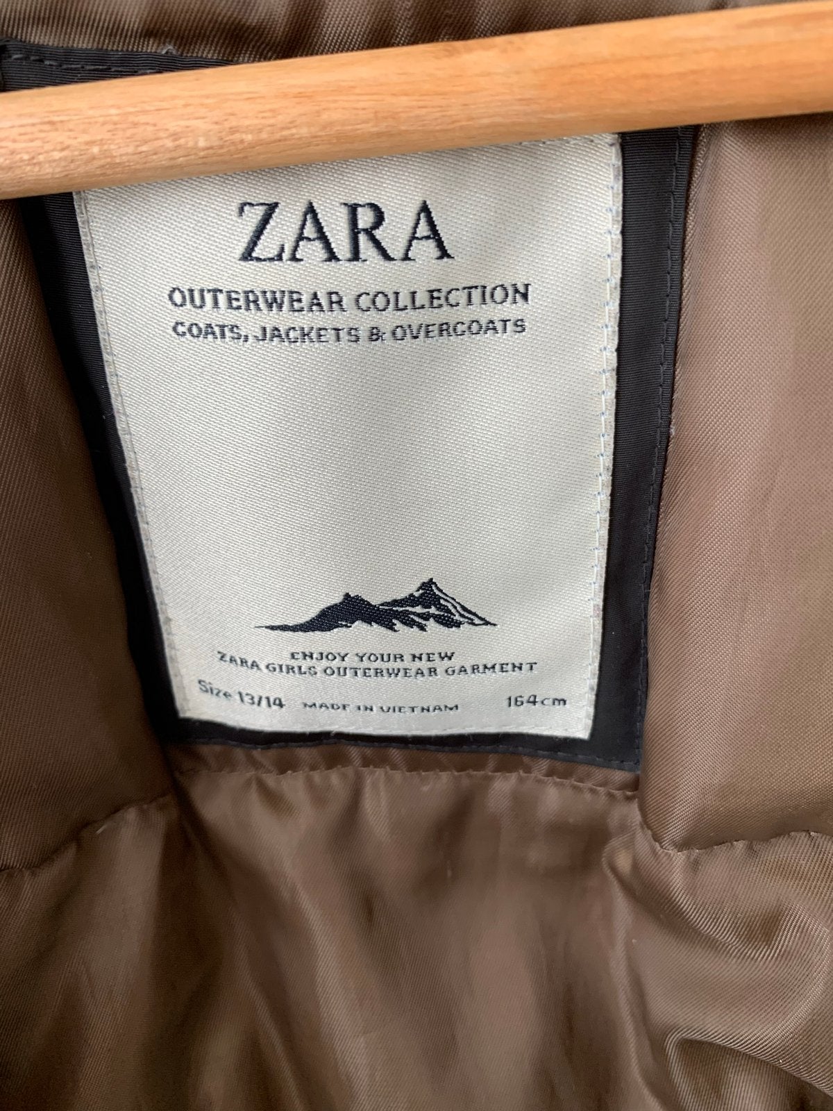Zara Winterjas voor Meisjes - Maat 164cm (13/14 jaar), Ophalen of Verzenden, Gebruikt, Meisje
