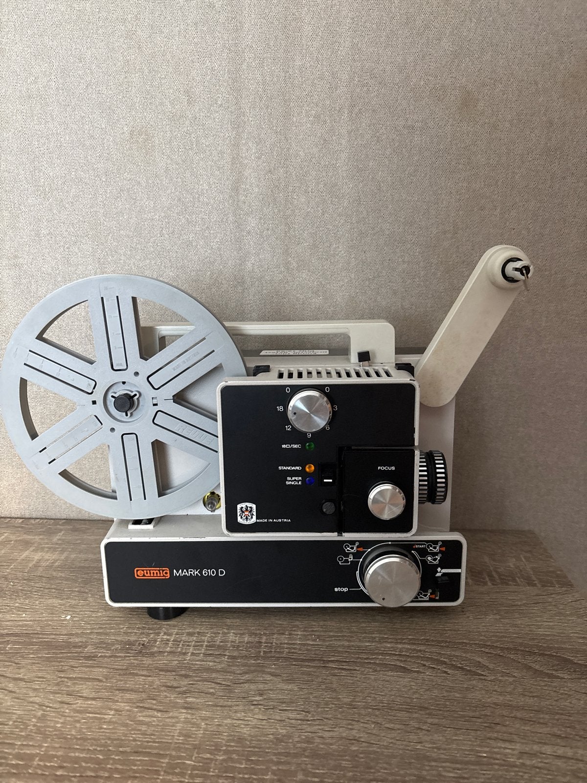 Eumig Mark 610 D 8mm Filmprojector - Werkt Perfect, Ophalen of Verzenden, 8mm film