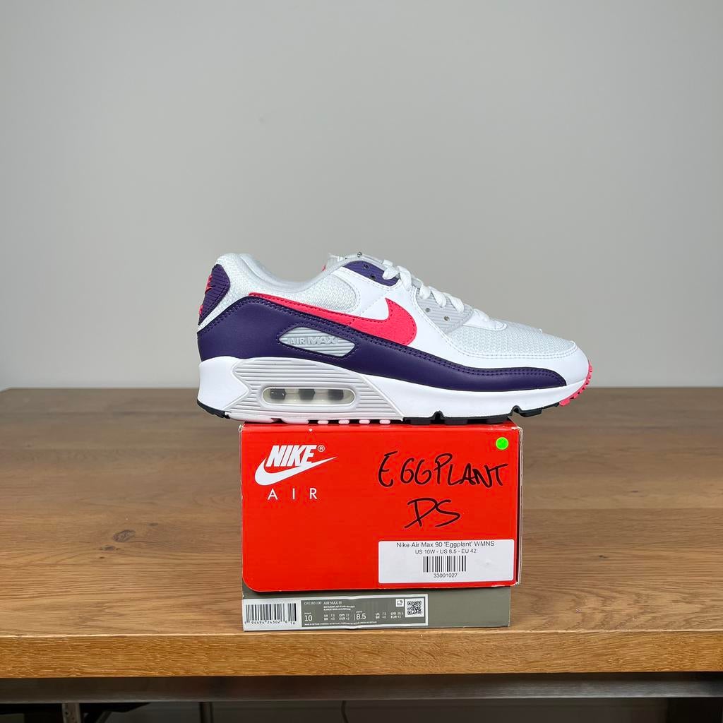 Nike Air Max 90 'Eggplant' wmns - US10W | EU42, Kleding | Heren, Schoenen, Overige kleuren, Nike, Nieuw, Ophalen of Verzenden