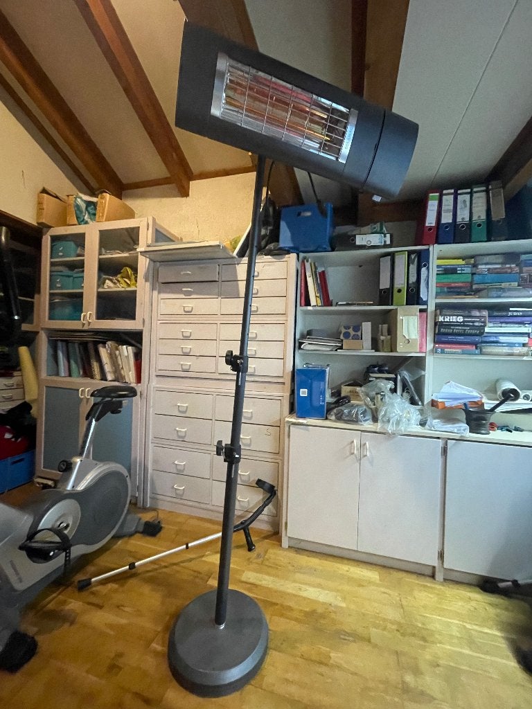 Solamagic S1+ 2000W HP Kamer- Terrasverwarmer op 2M-Statief, Tuin en Terras, Draaibaar, Vloer, Nieuw, Ophalen