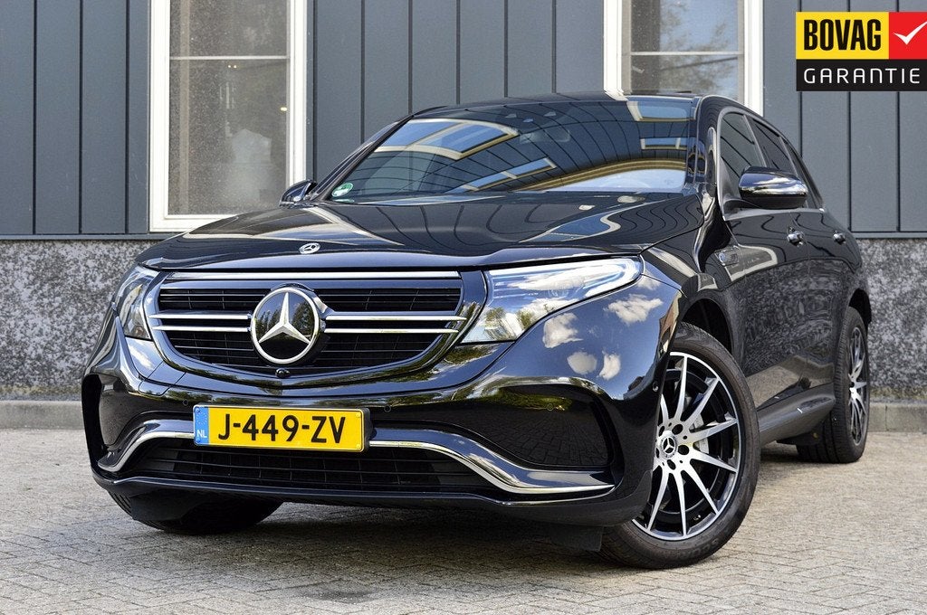 Mercedes-Benz EQC 400 4MATIC Business Solution AMG 80 kWh Ri, Auto's, Mercedes-Benz, Automaat, Zwart, Zwart, Vierwielaandrijving