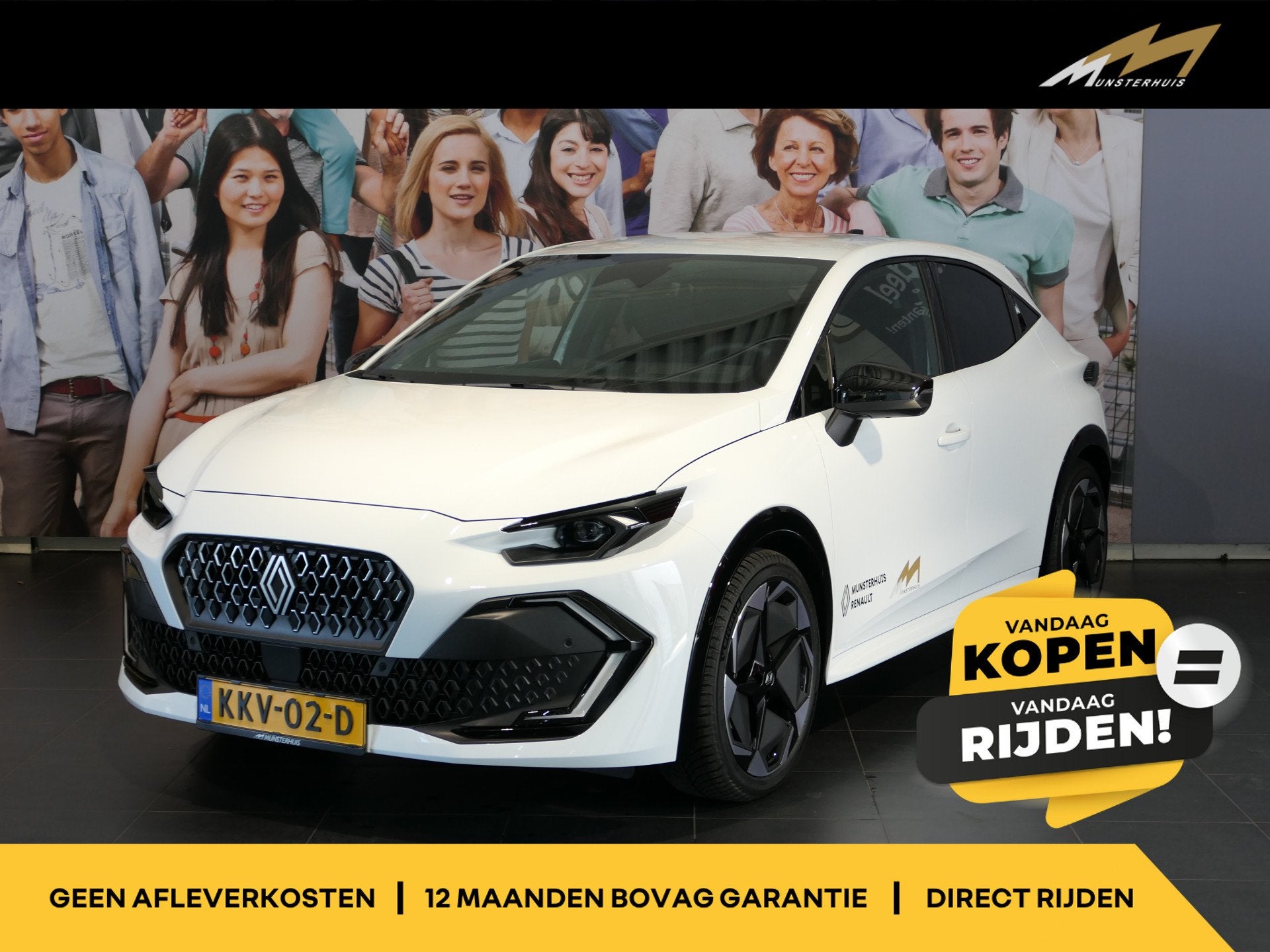 Renault Clio 1.8 Hybrid 160 techno *Vraag naar beschikbaarhe, Auto's, Dealer onderhouden, Stof, Gebruikt, 4 cilinders