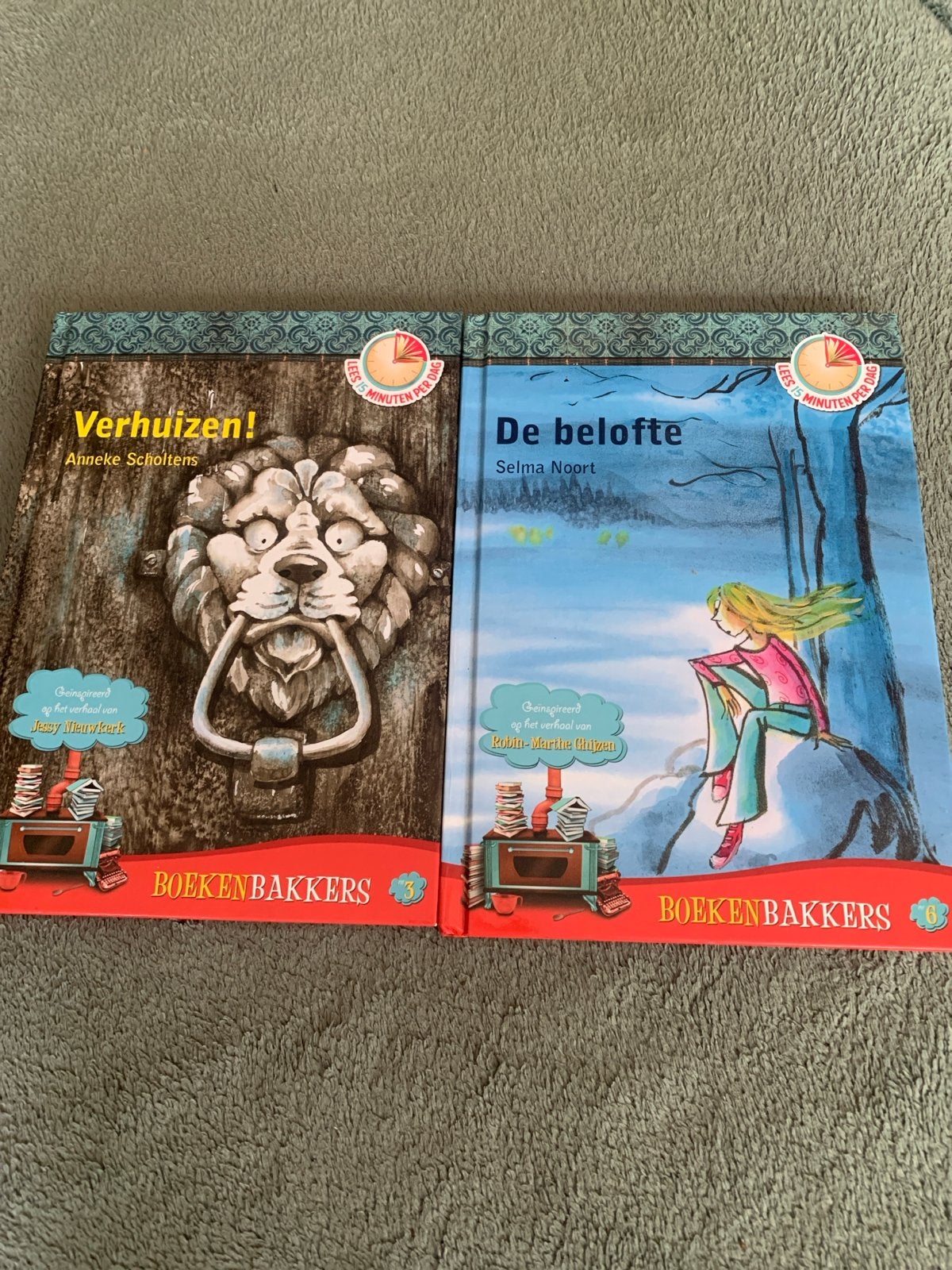 BoekenBakkers: Verhuizen! & De belofte (2 boeken), Ophalen of Verzenden, Zo goed als nieuw, Fictie