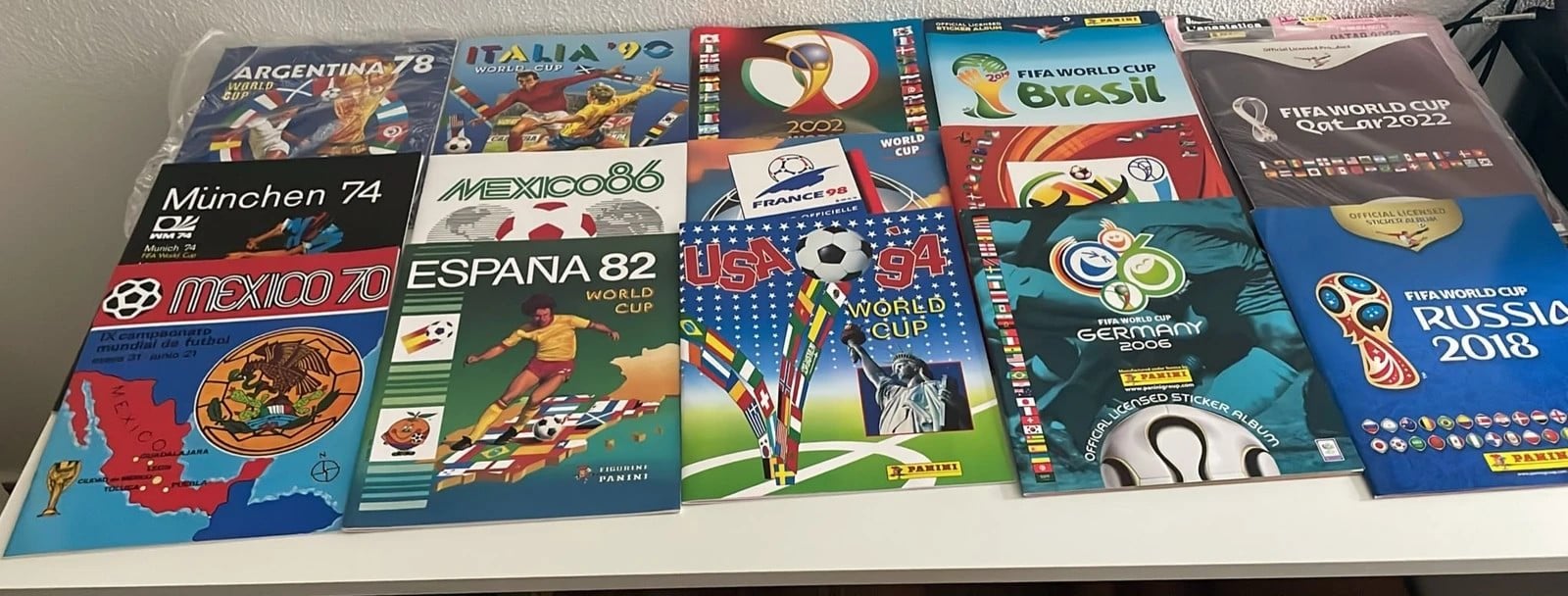 Panini FIFA Wereldbeker Album Herdrukken 1970–2022 | Complee, Verzamelen, Ophalen of Verzenden, Zo goed als nieuw