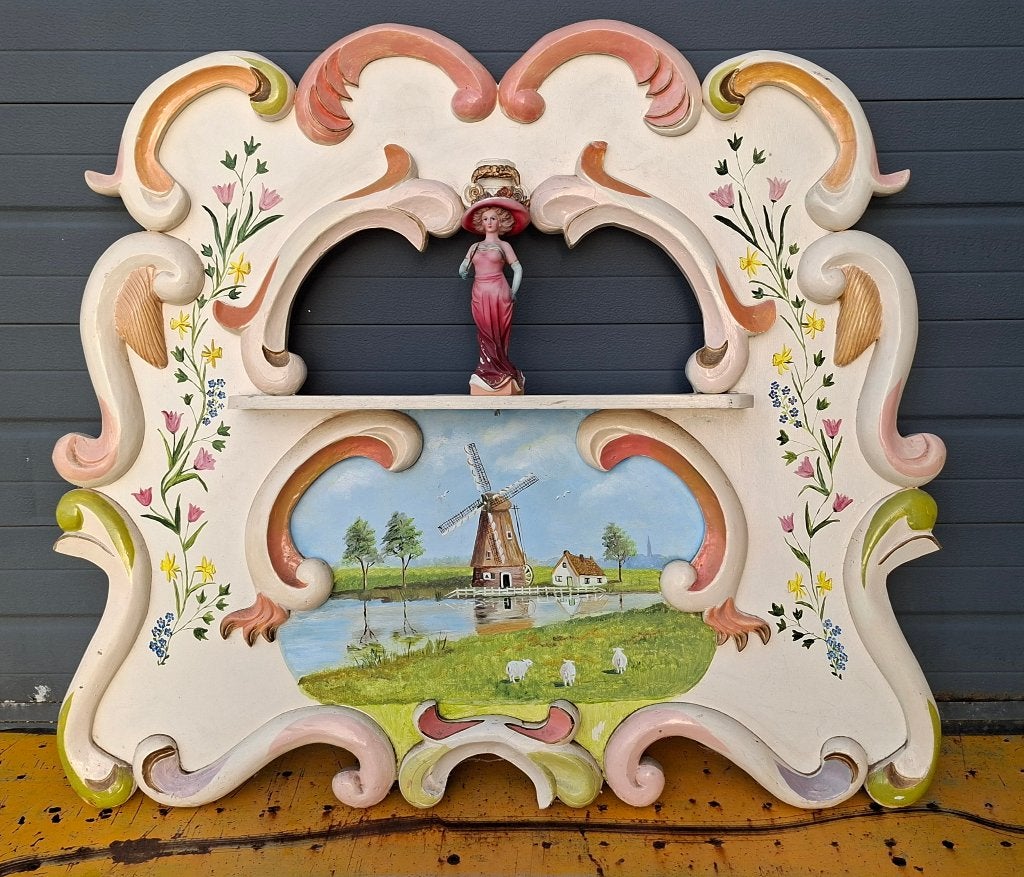 Draaiorgel frontje, Ophalen, Gebruikt