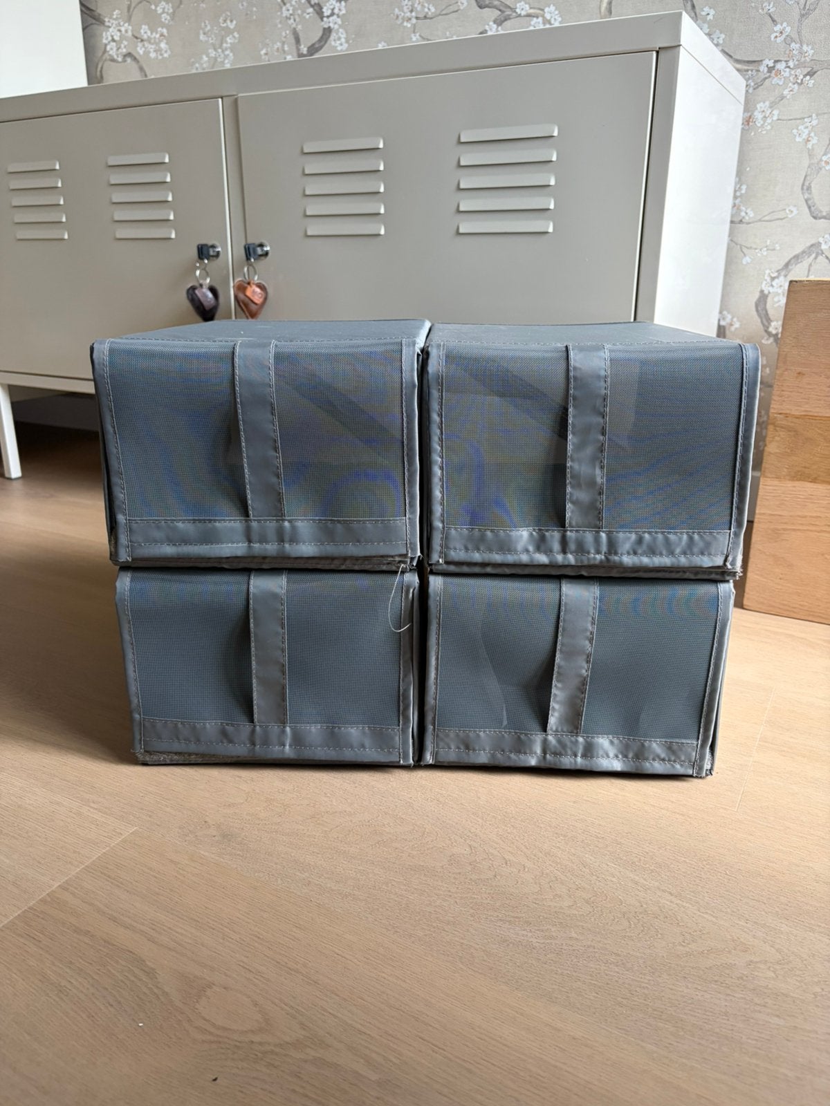 4x schoenen opbergboxen, Verzenden, Zo goed als nieuw