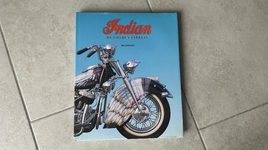 Boek over de Indian motorfietsen, Ophalen of Verzenden, Zo goed als nieuw, Jim Lensveld, Merk of Model
