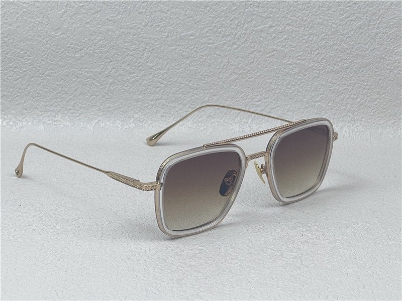 Dita Flight 006 Gold/Brown/Clear, Overige merken, Zonnebril, Overige kleuren, Nieuw