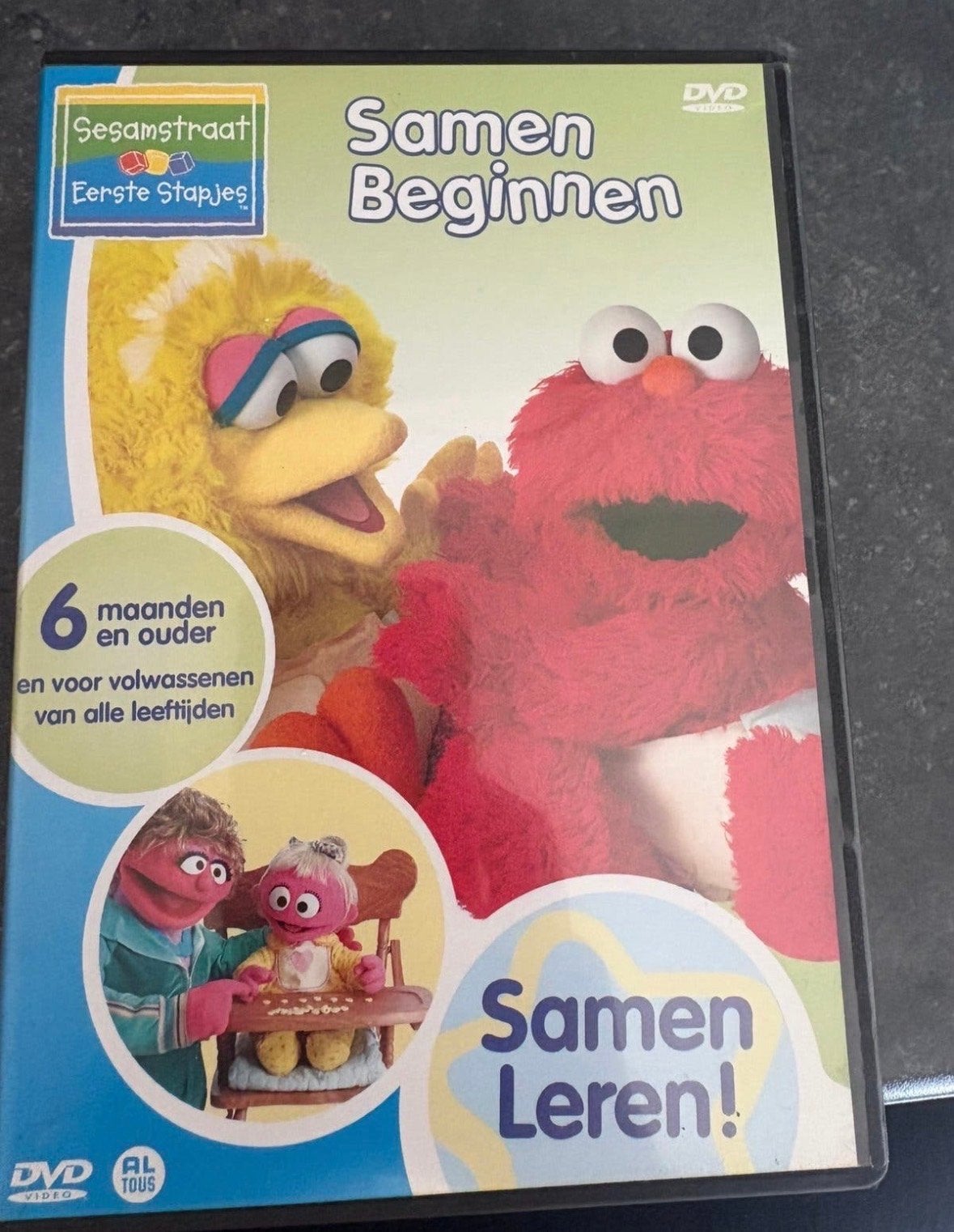 Sesamstraat Eerste Stapjes: Samen Beginnen DVD, Gebruikt, Alle leeftijden, Educatief, Film