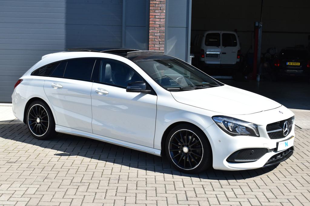 Mercedes-Benz CLA-Klasse Shooting Brake 220 d 4-Matic Presti, Auto's, Mercedes-Benz, CLA, Gebruikt, 4 cilinders, Wit