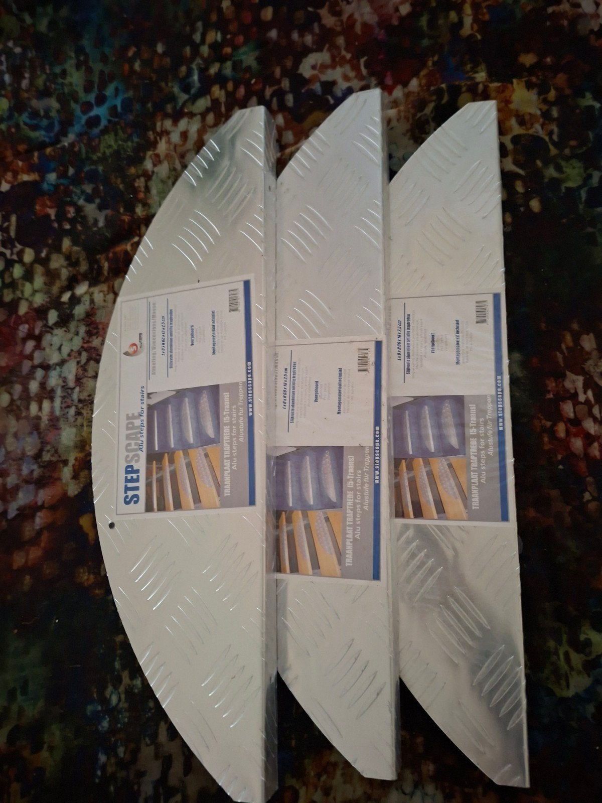 Aluminium antislip traptreden (StepScape), Ophalen of Verzenden, Nieuw, Trap, Minder dan 2 meter