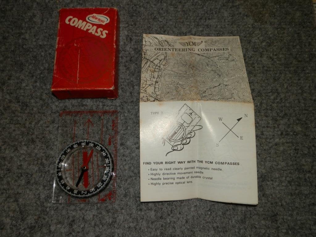 YCM compass type 1 in doos vintage, Watersport en Boten, Navigatiemiddelen en Scheepselektronica, Ophalen of Verzenden, Zo goed als nieuw