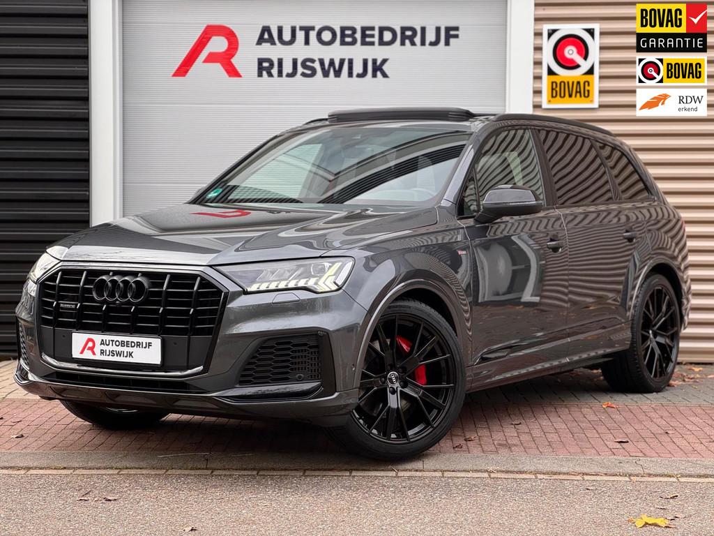 Audi Q7 55 TFSI quattro SQ7 RS zetels/Matrix/Lucht/Pano, Auto's, Audi, Automaat, Gebruikt, 2995 cc, 340 pk