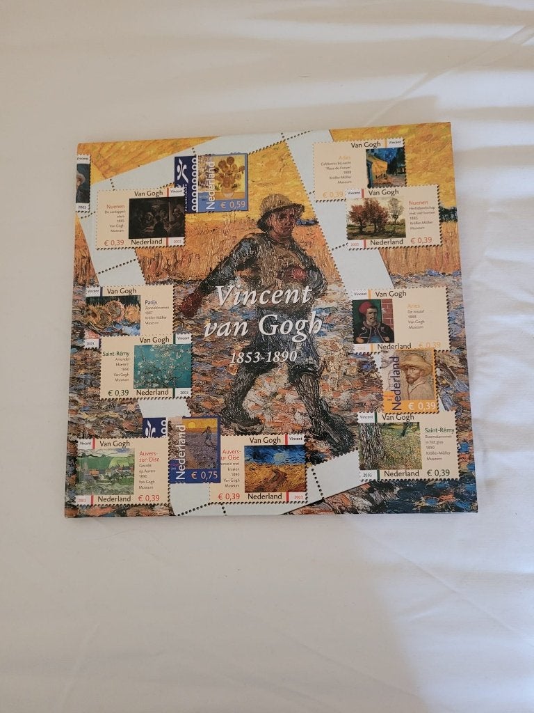 Postzegel verzamelboek Vincent van Gogh 1853-1890, Ophalen of Verzenden, Na 1940, Postfris